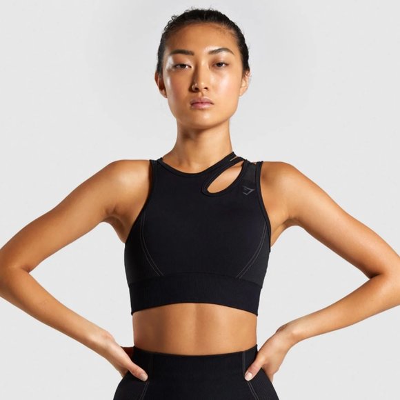 Gymshark Other - GYMSHARK | NWOT Ultra Seamless Black Sports Bra